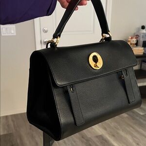 YSL Black Leather Handbag